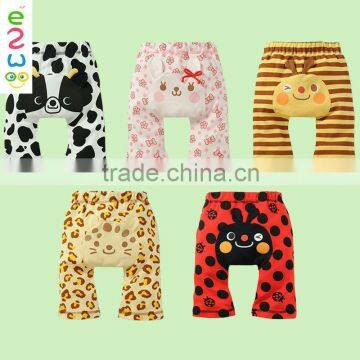 2015 Autumn Animal Pattern Anti-pilling Baby harem Pants