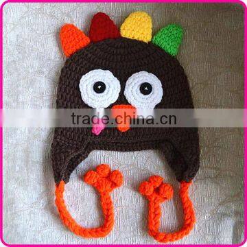 lovely baby crochet turkey hat