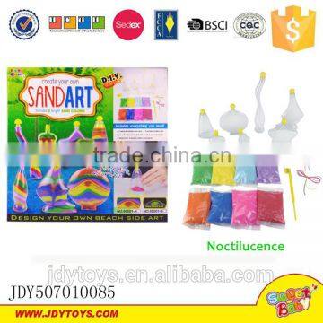 DIY Noctilucence Sand Art Glass Pendant Color Sand
