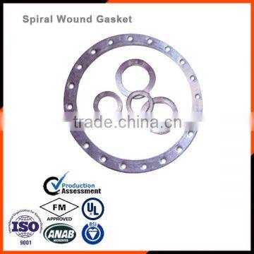 Metal o ring Spiral wound gasket SS316 Graphite with inner and outer ring Metal spiral wound gasket