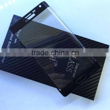 Wholesale Cheap 9H Armored Toughened Membrane 3D Curved Full Cover Tempered Glass Screen Protector for Samsung Galaxy Note Edge photo-4
