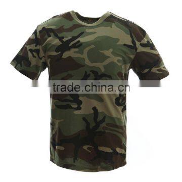 camouflage cotton shirt short sleeve french military army clothing