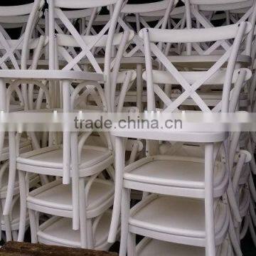 plastic crossback dining chair/ L-9 from China Factory