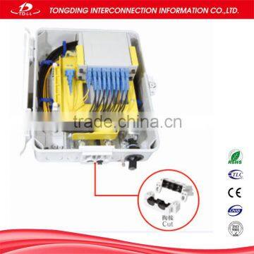 White Sixteen Cores Fiber Optical Splitter Abs Distribution Box photo-4