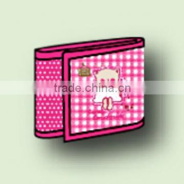 Hot Sale Fabric Girls Wallet With Polyester