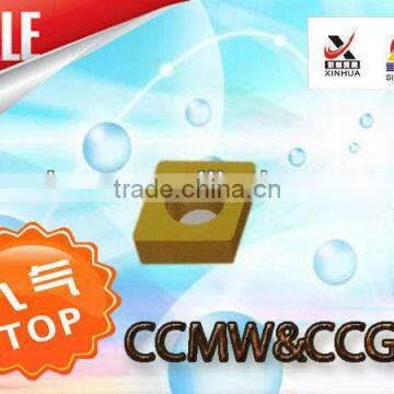 Cemented carbide insert for ISO turning inserts CCMW/CCGW