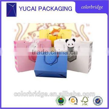 Manufacturer Gift and Shopping Paper Bag Oem Factory Customized Printed logo for Baby