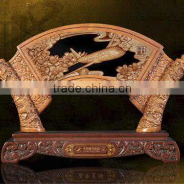 Customized China Southern Airlines carbon carving for business gift