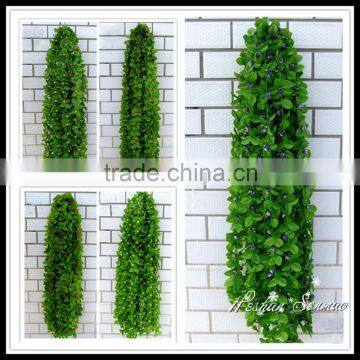 Plastic material artificial vine fence artificial ivy for hangging decor