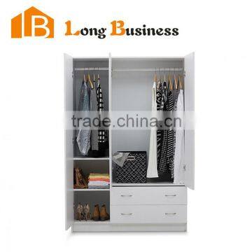 2015 New design wholesale High quality mirror door wardrobe closet