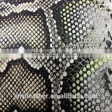 JRL987 new design pvc leather for bags, shoes, furniture, decoration, artificial animal synthetic leather for bag, sofa