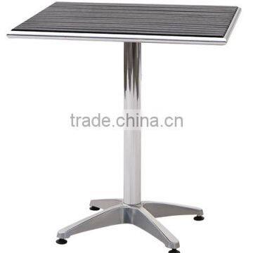 Trade assurance aluminum plastic table for leisure life