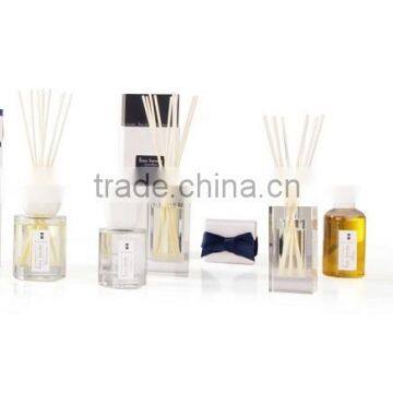 European and American Store hot selling luxury high quality reed diffuser with rattan wicks and glass bottle