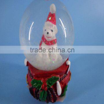 Creative Christmas Santa Claus snow globe resin crafts