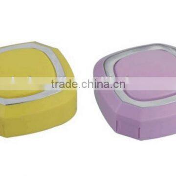 Square shape contact lens cases, contact lens travel kit