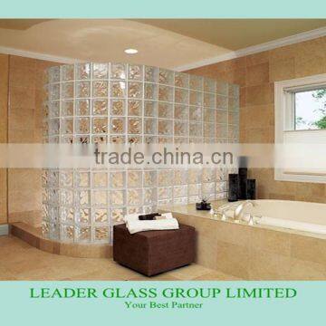 Hot Sale New Design Artistic Glass Brick For Building