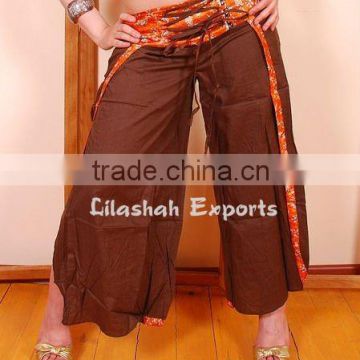 2396 Cotton Trouser women Robes longues Robes magiques Tuniques Pantalons Manteaux & vestes Tuniques Pantalons Robe pareo