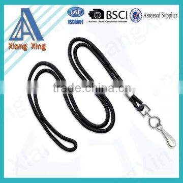 Black Color Cheap Promotional Rope Lanyard