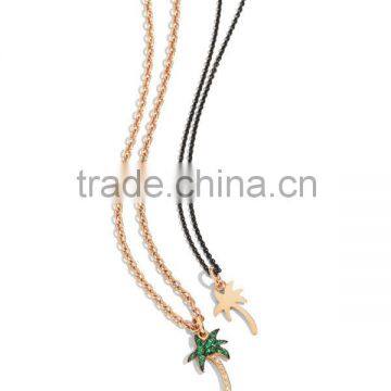 Star Tree Charm Gold Pendant