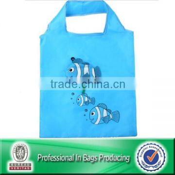 Customized Cheap Polyester Folding Custom Reusable Bag Shopping Bags Wholesale Tote Bag