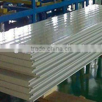 Rigid polyurethane polyether polyol foam system for continuous panels