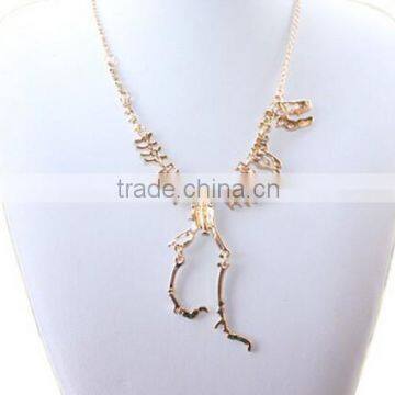 2016 New Design Vintage Europe Fashion Jewelry Dinosaur Necklace