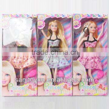 Plastic small toy dolls for girls