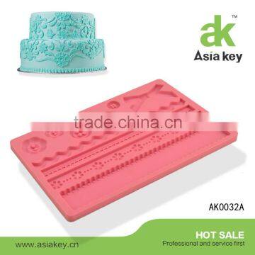 Premium Cupcakes Pan Shapes Cavity Floral Leaf Silicone Cake Decoration Molds