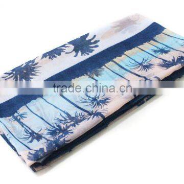 Coco Tree Printing Spring and Summer Poly Scarves photo-2