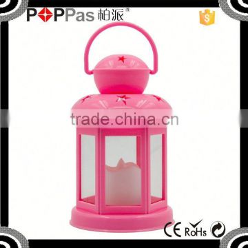 Wholesale Poppas BS10 New Arrived Camping Colorful fence lantern lamp