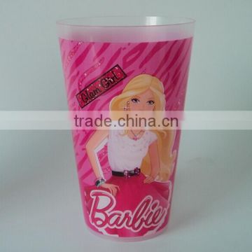 Eco-friendly 14OZ Plastic Drinking Tumbler with full color heat transfer printing