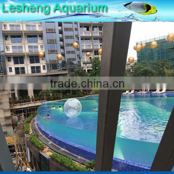 uv perspex outdoor swimming pool