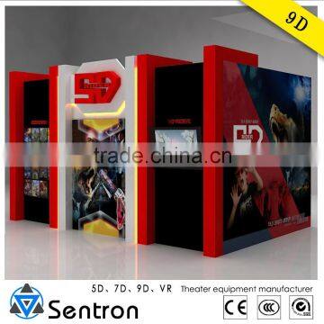 Hot sale cinema 9d virtual reality movies with interactive games