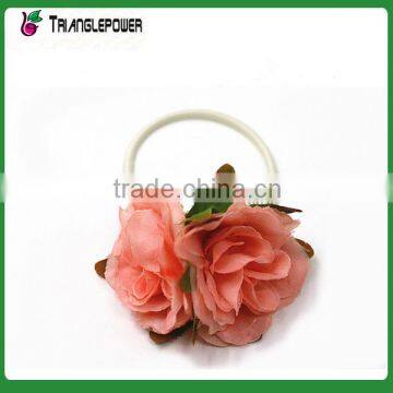 Graceful rose flower pony holder