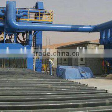 Roller Conveyor H Beam Shot Blasting/Sandblast Rust Removal Machine
