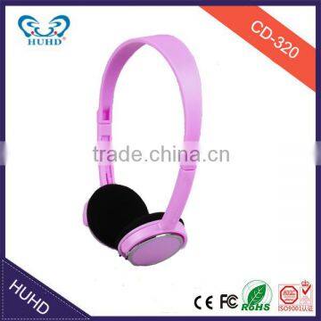 colorful 3.5mm audio plug kids headphone children headphone