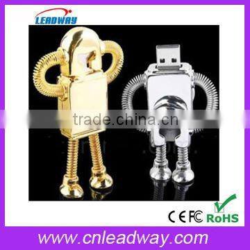 4g metal spring robot usb flash memory