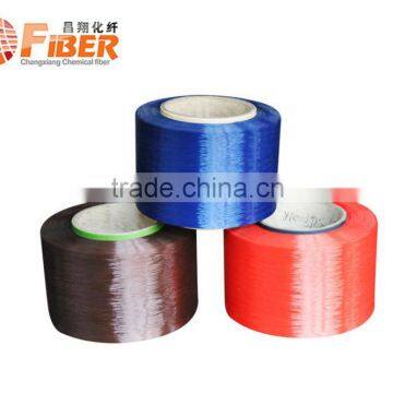 Semi dull (SD) or best bright (BR) dope dyed polyester yarn polyester fiber factory yarn wholesaler China