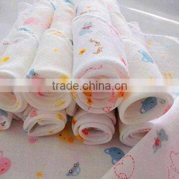 100% cotton printed gauze