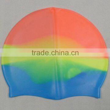 Wholesale Waterproof Silicone Swim Cap, Water Sports Swimming Cap Silicon