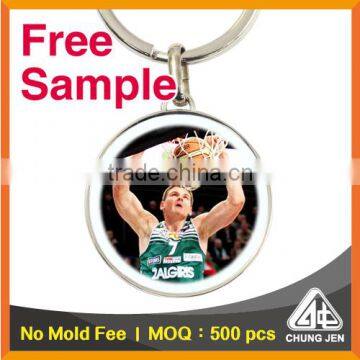Free Sample_advertising Printed Basketball Souvenir Oem Key Holder photo-2