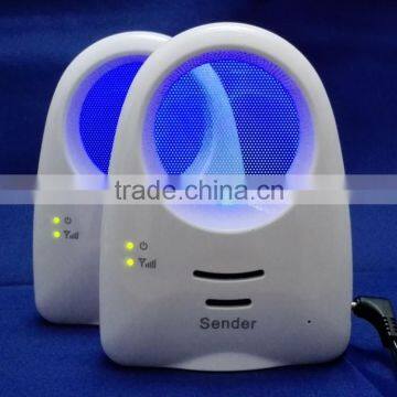 2015 Lastest 2.4G digital wireless sound 300M Hot Sale S100 Voice Control Baby Monitor