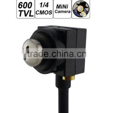 white screw lens CCTV Camera 1 / 4" Cmos Hd Sensor 5.0 Mega Pixel Smallest Cone Pinhole Video Mini Camera