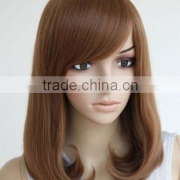 Short Fashion Hair Silky Straight Synthetic Wigs African American Hair