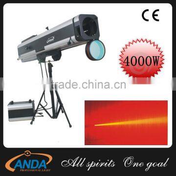 High Power 300 Meters Projection Distance SXB 4000w Follow Spot Light With CE