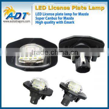 car bulbs plate light ,auto license plate light,license plate led lamp for mzd