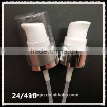 24/410 Silver Aluminum Treatment Pump , Hand Luxury Cream Pumps for Bottle photo-4