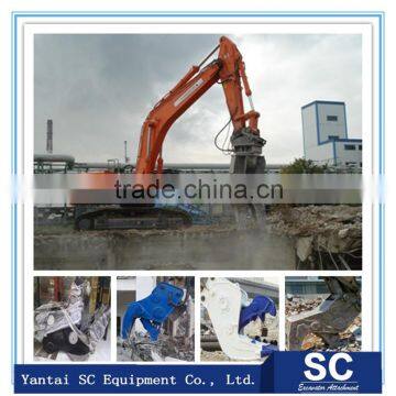 Hydraulic Concrete Jaw Pulverizer secondary demolition Pulverizer for 30ton excavator