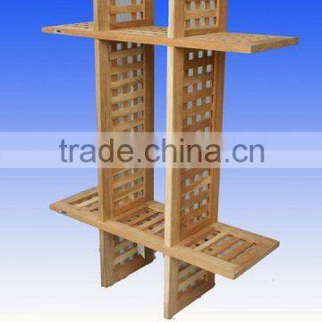 wooden display rack