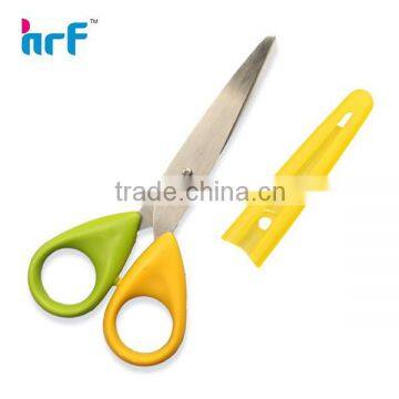 Plastic Student Scissors With Cap